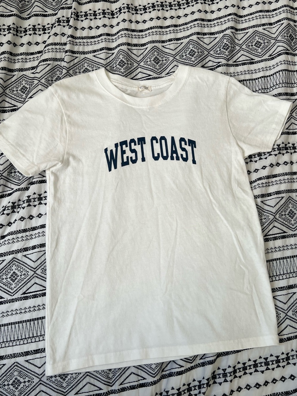 Brandy Melville White Crewneck Tee